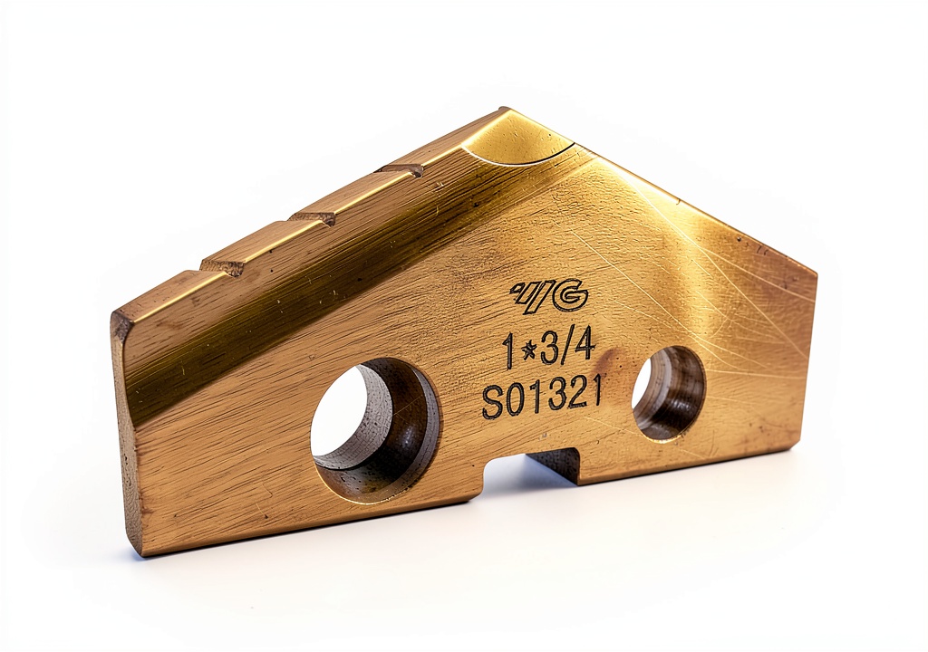 YG1 drilling insert displayed on a workbench