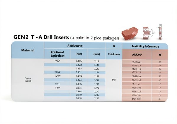 Allied Machine Drilling Insert Through Coolant Ground Back-0
