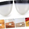 Plastic Toe Caps Angoily Safety Shoe Insert - White Unisex 9x6.5cm-6