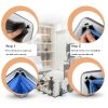 Non-Slip Non-Woven Shoe Covers ZRSCHYG Blue 50pcs Disposable-3