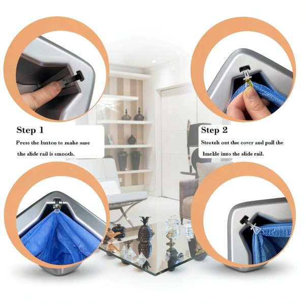 Non-Slip Non-Woven Shoe Covers ZRSCHYG Blue 50pcs Disposable-3