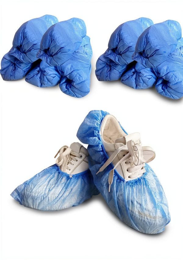 Disposable Non-Woven Fabric Shoe Covers T Buckles SCGFPOE 100PCS-0