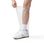 5 Pairs Unisex Tall Shoe Covers – Disposable Waterproof Non-Slip for All Sizes - WHITE-0