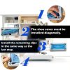 Disposable Non-Woven Fabric Shoe Covers T Buckles SCGFPOE 100PCS-4