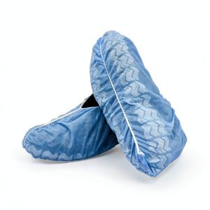 McKesson Shoe Covers 2XL Blue Elastic Closure Non Skid 100 Pairs-0