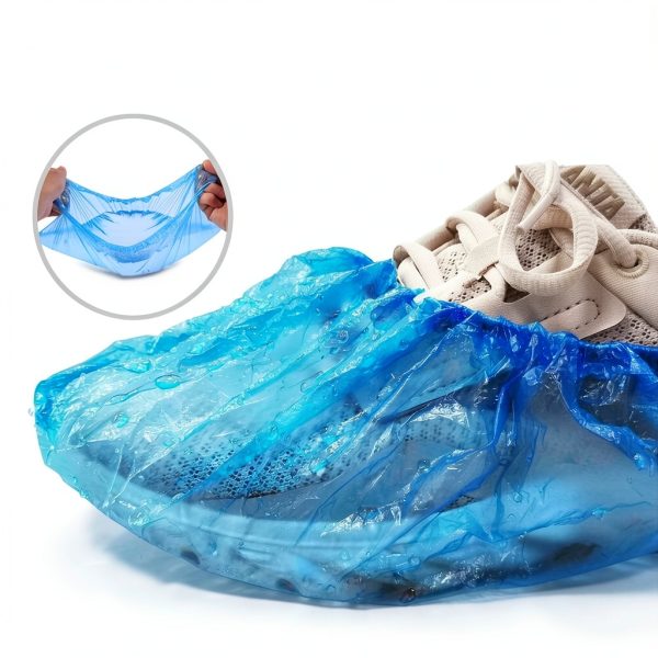 Disposable Shoe Covers for Model G-BD001T Shoe Cover Dispenser - Disposable Blue Booties (100 pcs)-1