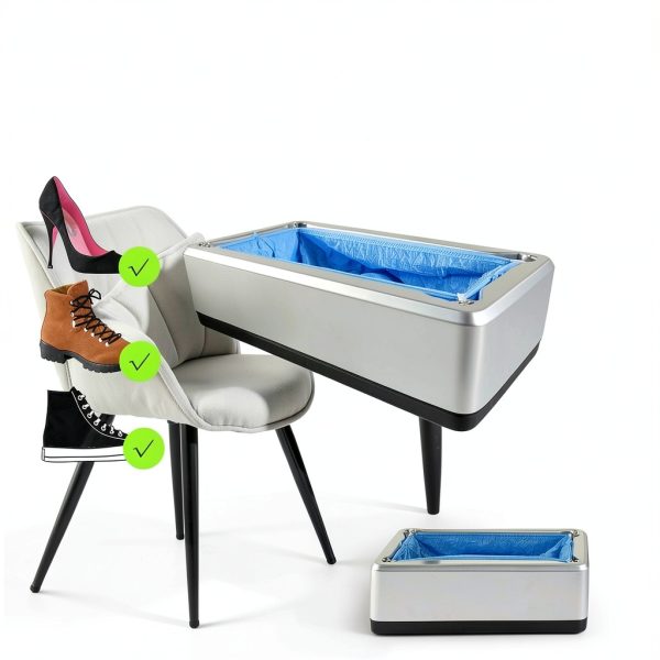 Disposable Non-Woven Fabric Shoe Covers T Buckles SCGFPOE 100PCS-3