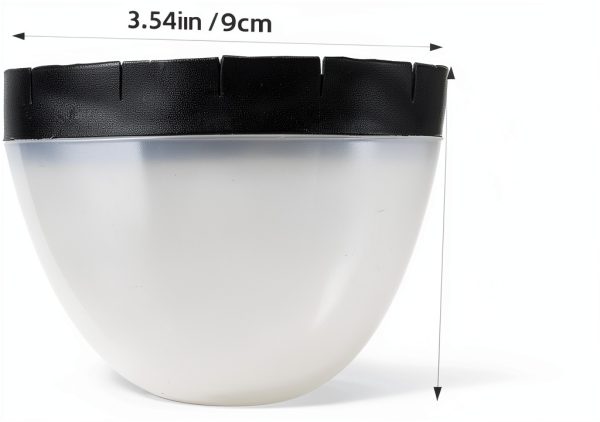 Plastic Toe Caps Angoily Safety Shoe Insert - White Unisex 9x6.5cm-1