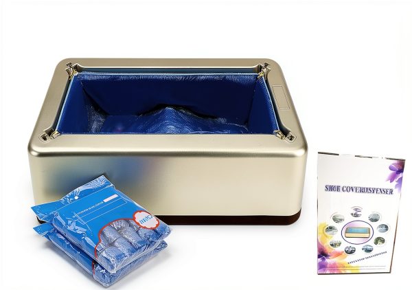 Automatic Shoe Covers Dispenser Becaskly 200 T Buckle Waterproof Gold-4