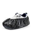 Shoe Covers Disposable DualFerv 200pcs Elastic Non Slip Rubber Band-2
