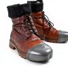 Safety Shoe Toe Caps TEHAUX Steel Toe Covers Grey 3.54x2.36x1.57 Inch-4