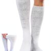 Extra Wide Socks 2.75 x 39.3 inch Cast Covers 5 pcs Cast Boot Socks Walking Boot Sock Liners Breathable Surgical for Men or Women Non Binding Loose-0