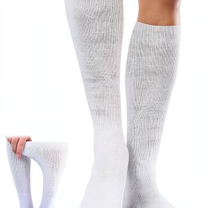 Extra Wide Socks 2.75 x 39.3 inch Cast Covers 5 pcs Cast Boot Socks Walking Boot Sock Liners Breathable Surgical for Men or Women Non Binding Loose-0
