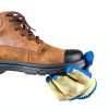 DOITOOL Anti Smash Safety Toe Caps 2 Pairs Black Iron Protectors-8