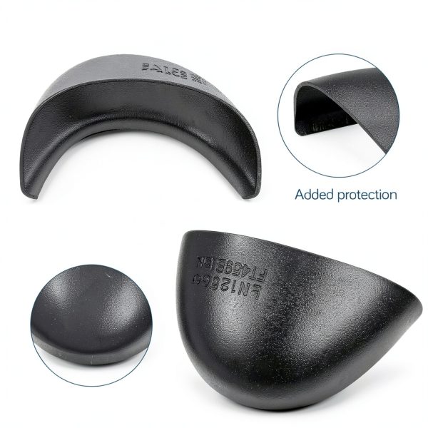 DOITOOL Anti Smash Safety Toe Caps 2 Pairs Black Iron Protectors-7