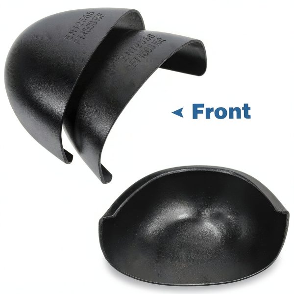 Angoily Antismash Boot Tip Cover – Steel Toe Caps Black Size 10-8
