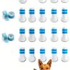 Disposable Dog Boots Furry Fun Market Medium Blue Waterproof Non Slip-0