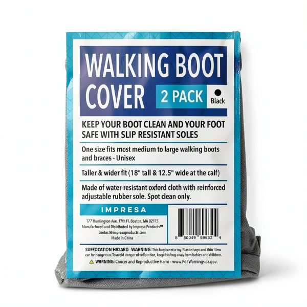 IMPRESA 2 Pack Walking Boot Cover for Foot & Ankle Brace – Medical-6