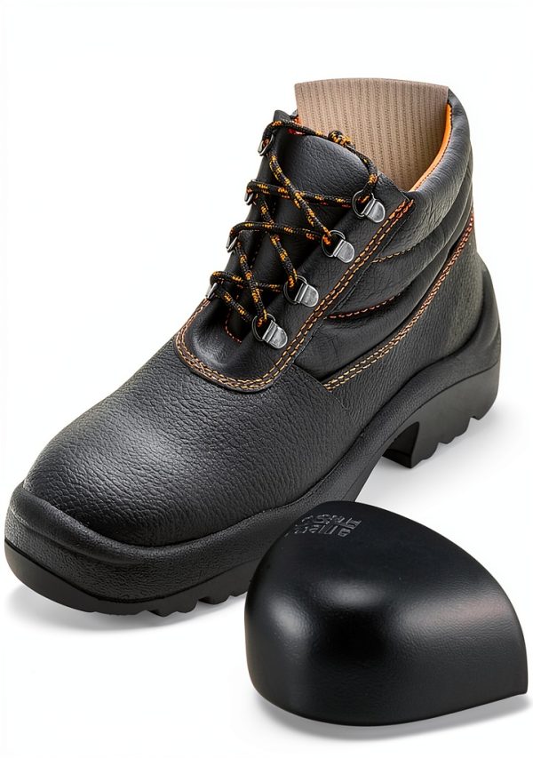DOITOOL Anti Smash Safety Toe Caps 2 Pairs Black Iron Protectors-1