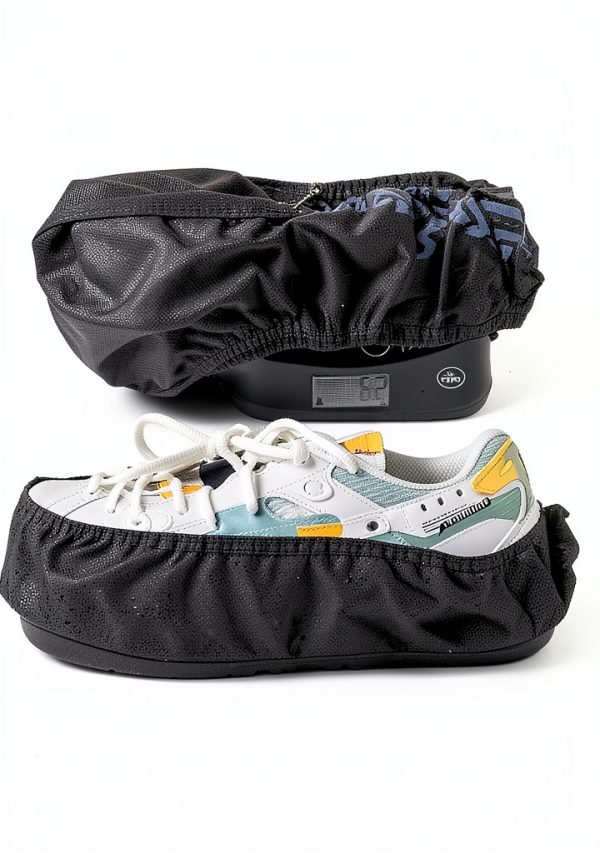 TOOSOFt Black Shoe Covers Disposable Non Slip 100 Pack Extra Large for-3