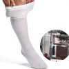 Extra Wide Socks 2.75 x 39.3 inch Cast Covers 5 pcs Cast Boot Socks Walking Boot Sock Liners Breathable Surgical for Men or Women Non Binding Loose-3