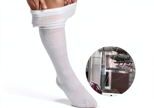 Extra Wide Socks 2.75 x 39.3 inch Cast Covers 5 pcs Cast Boot Socks Walking Boot Sock Liners Breathable Surgical for Men or Women Non Binding Loose-3