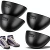 DOITOOL Anti Smash Safety Toe Caps 2 Pairs Black Iron Protectors-0