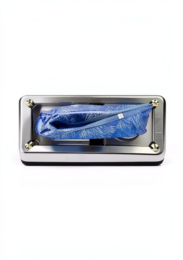Automatic Shoe Cover Dispenser DASZERX Silver 200 Cover Hand Powered-2