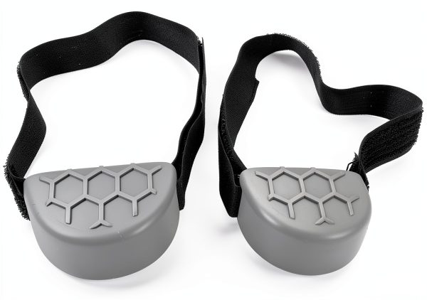 Children Shoe Toe Cover by JAOCDOEN Gray Non‑Slip Protective 2‑pcs-2