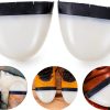 Toe Guards SOLUSTRE Shoe Covers with Metatarsal Protection, White-5